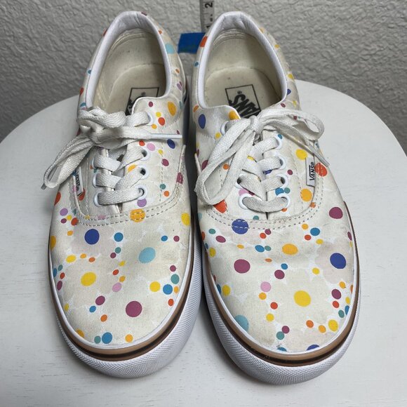 polka dot vans ua era stacked flower